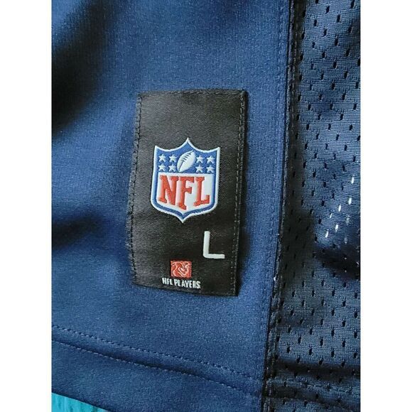 Russell Wilson Seattle Seahawks NFL Team Apparel Navy Blue Youth Jersey LG NWOT - Picture 7 of 8